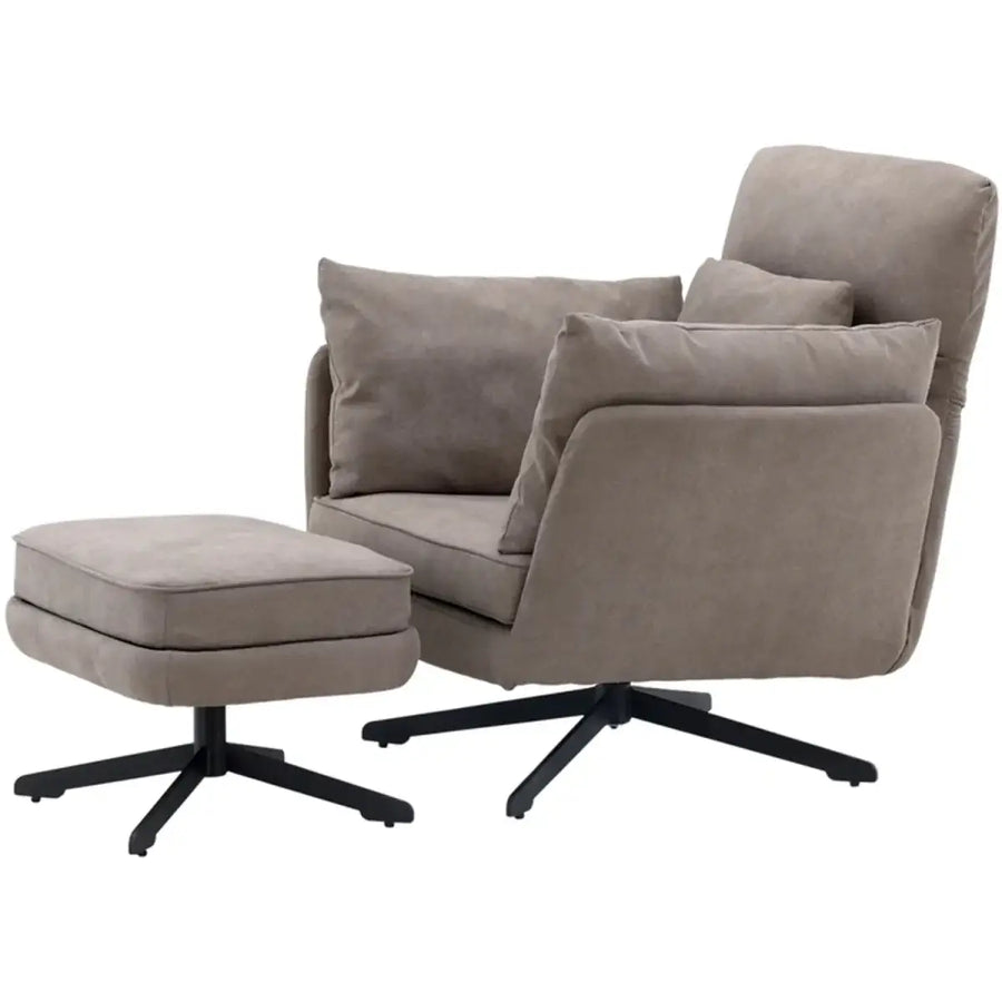 Madrid Lænestol og fodskammel 4