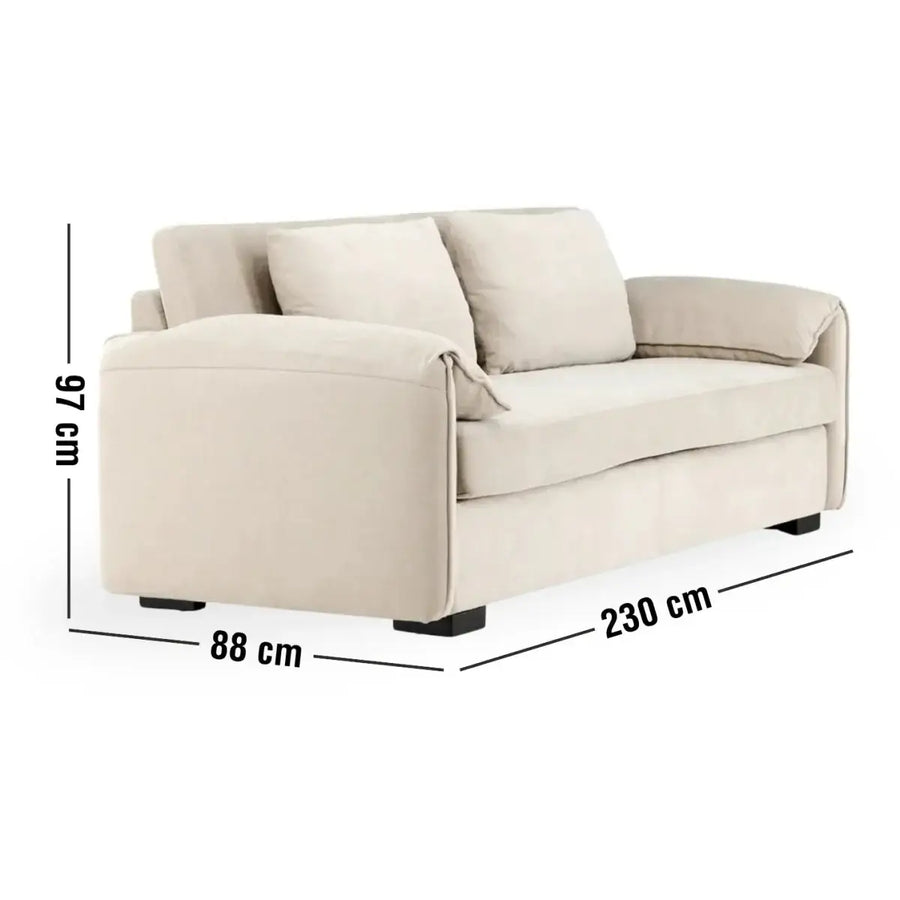 Malva 3 pers. Sofa