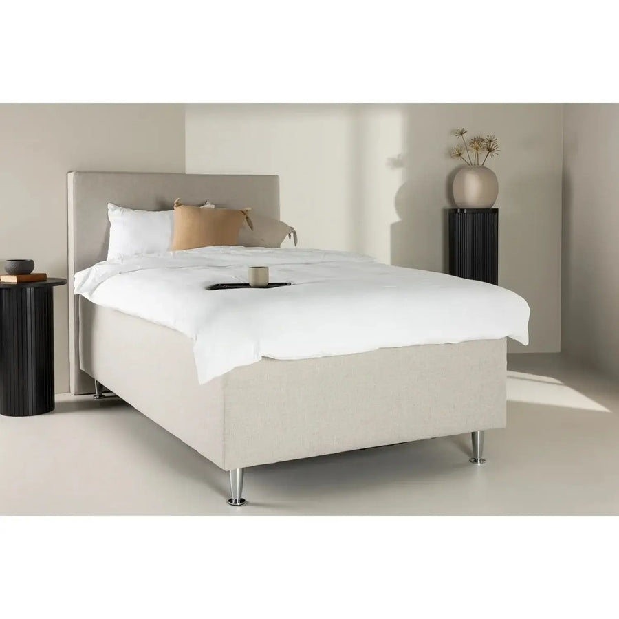 Mesa kontinentalseng beige inkl. topmadras, 120 x 200 cm