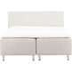 Mesa kontinentalseng beige inkl. topmadras, 180 x 200 cm