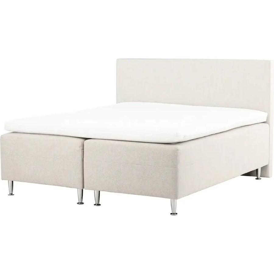 Mesa kontinentalseng beige inkl. topmadras, 180 x 200 cm
