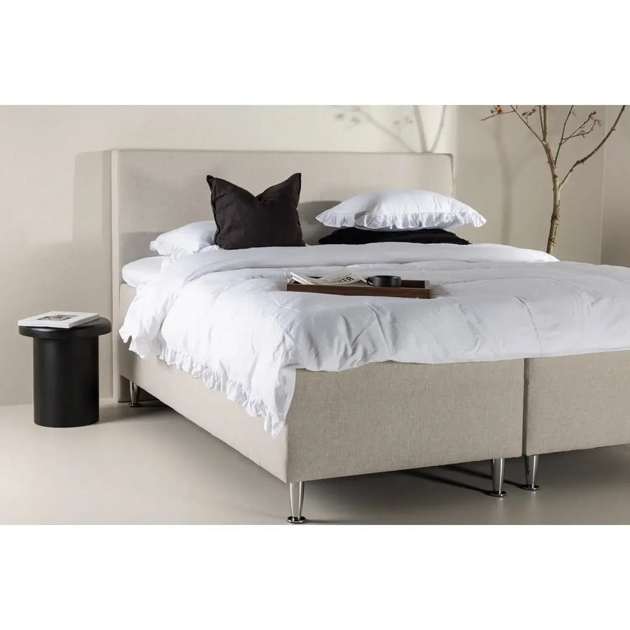 Mesa kontinentalseng beige inkl. topmadras, 180 x 200 cm