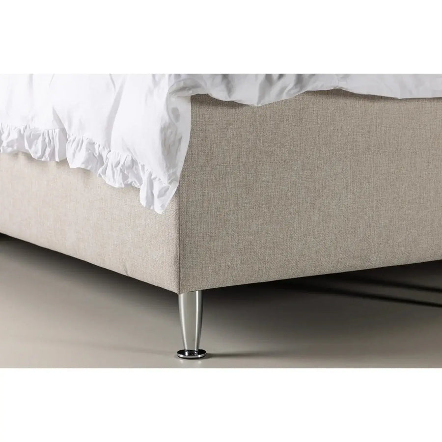 Mesa kontinentalseng beige inkl. topmadras, 180 x 200 cm