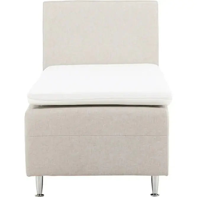 Mesa kontinentalseng beige inkl. topmadras, 90 x 200 cm