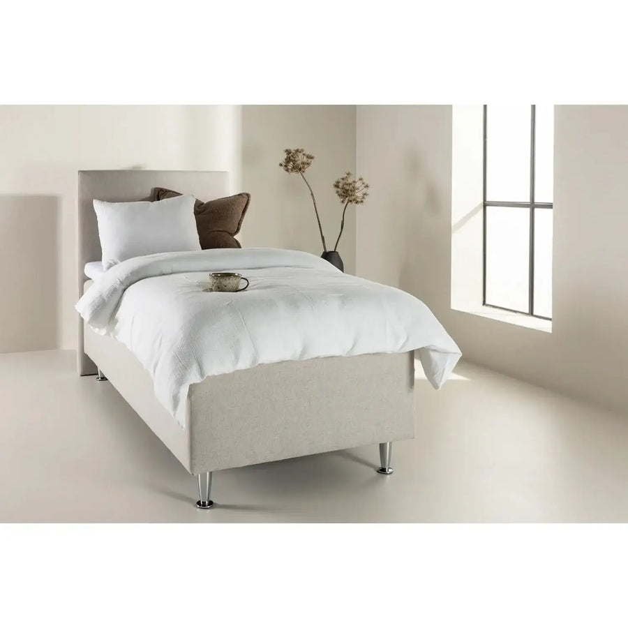 Mesa kontinentalseng beige inkl. topmadras, 90 x 200 cm