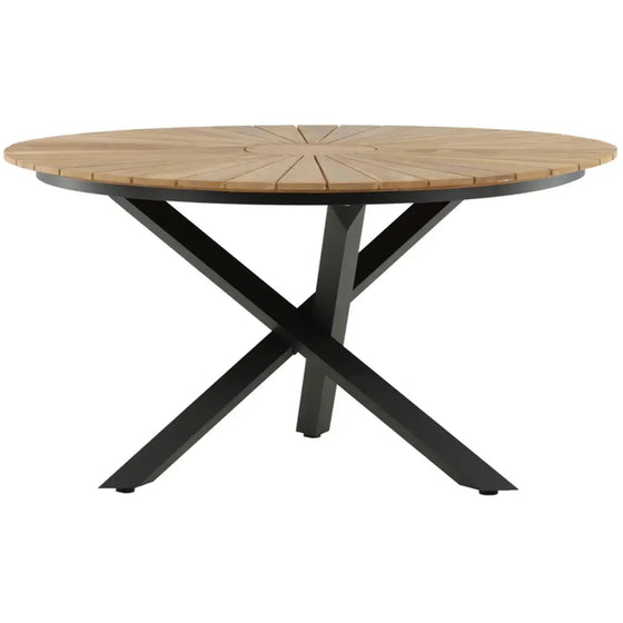 Mexico Havebord sort 140 x 75 cm
