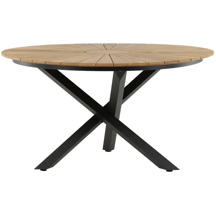 Mexico Havebord sort 140 x 75 cm