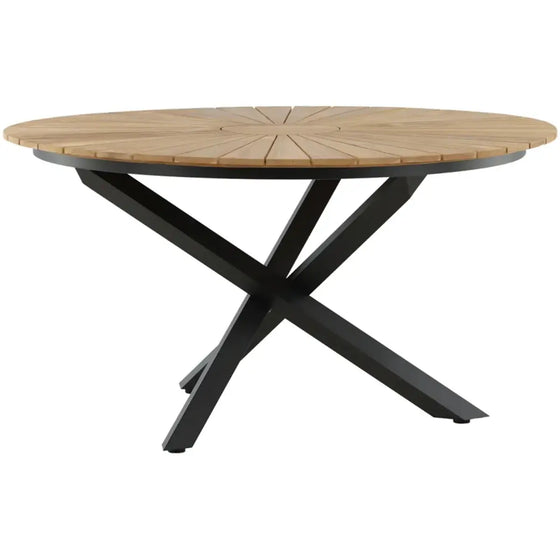 Mexico Havebord sort 140 x 75 cm