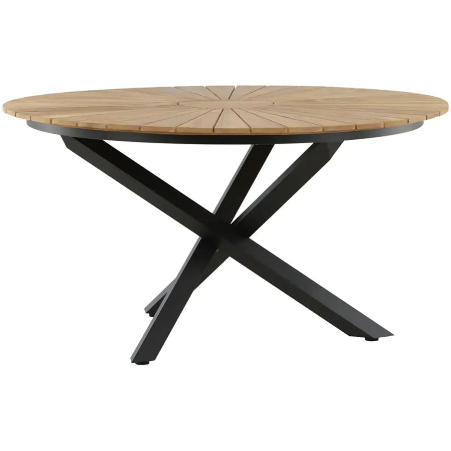 Mexico Havebord sort 140 x 75 cm