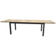 Mexico Havebord sort 240 x 90 x 75 cm