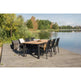 Mexico Havebord sort 240 x 90 x 75 cm