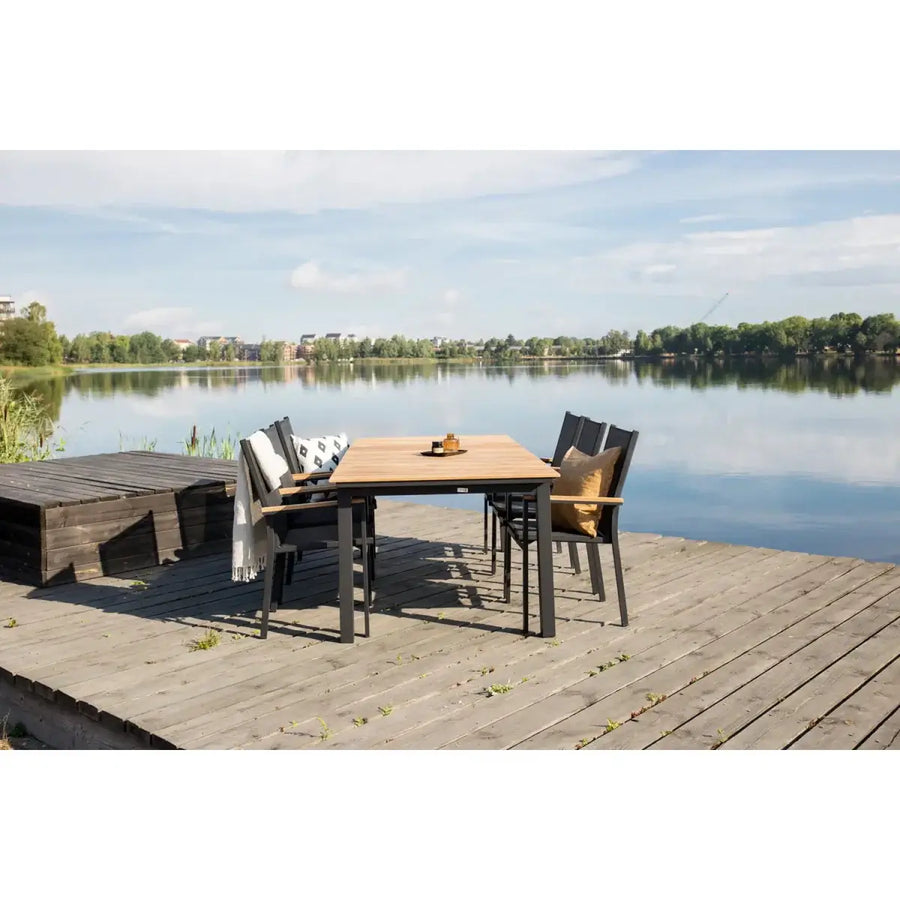 Mexico Havebord sort 240 x 90 x 75 cm