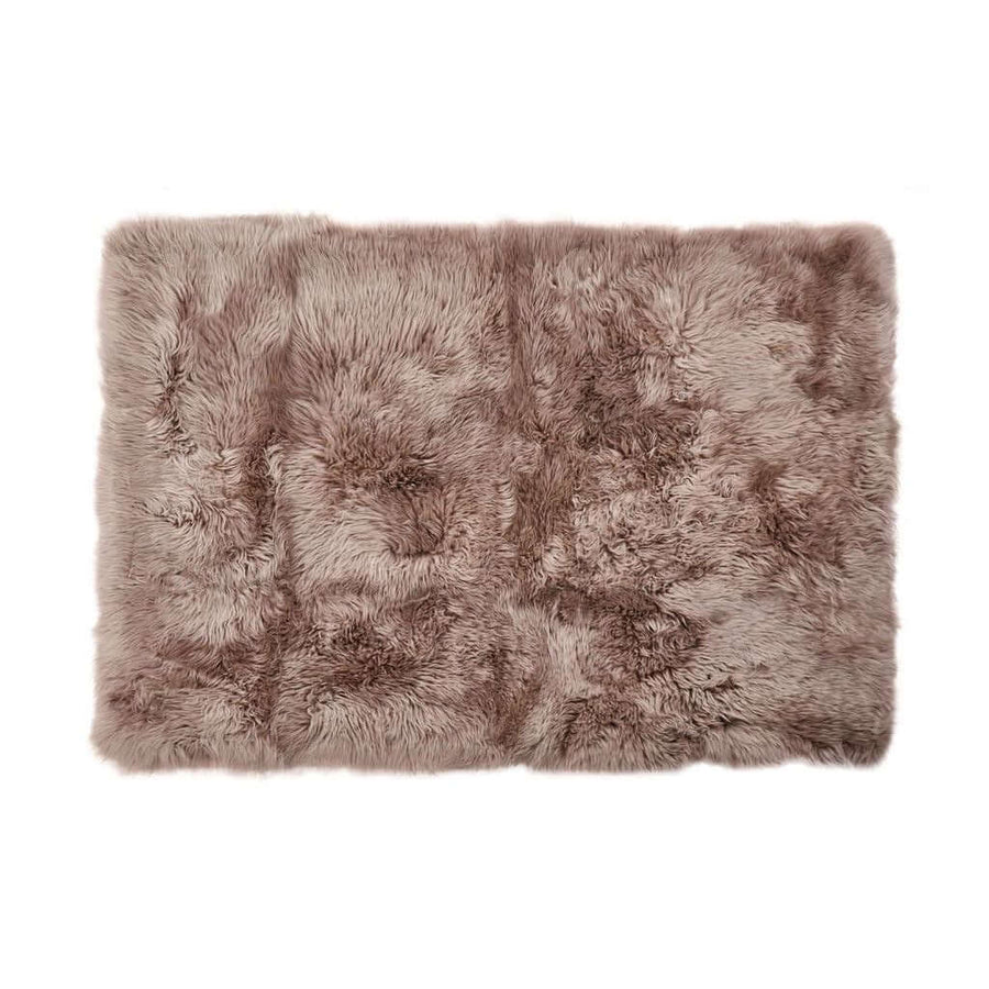 Natures Collection Lammeskindstæppe 60 x 60 cm