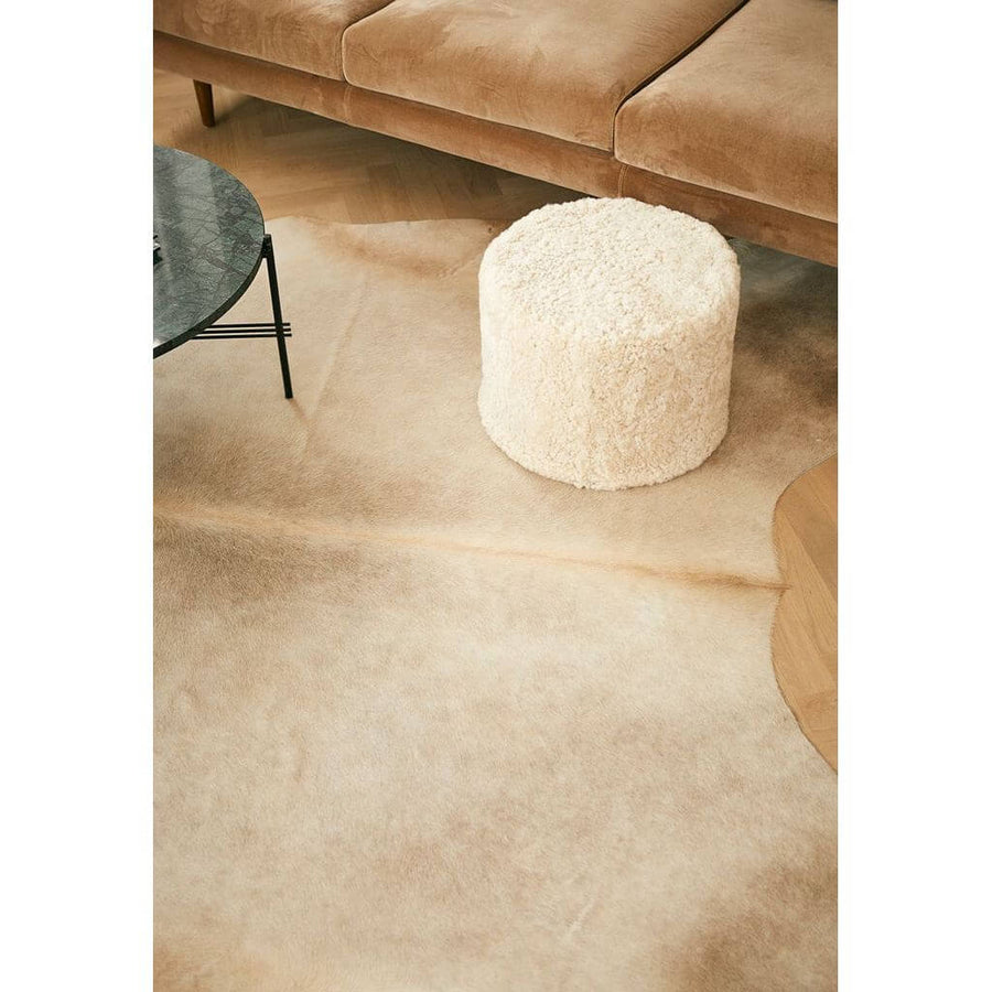 Natures Collection Puf Ø44 x H33 cm Lammeskind 12