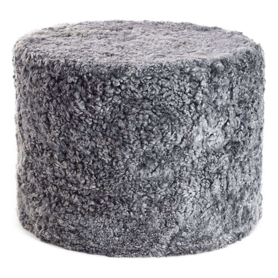 Natures Collection Puf Ø44 x H33 cm Lammeskind 8