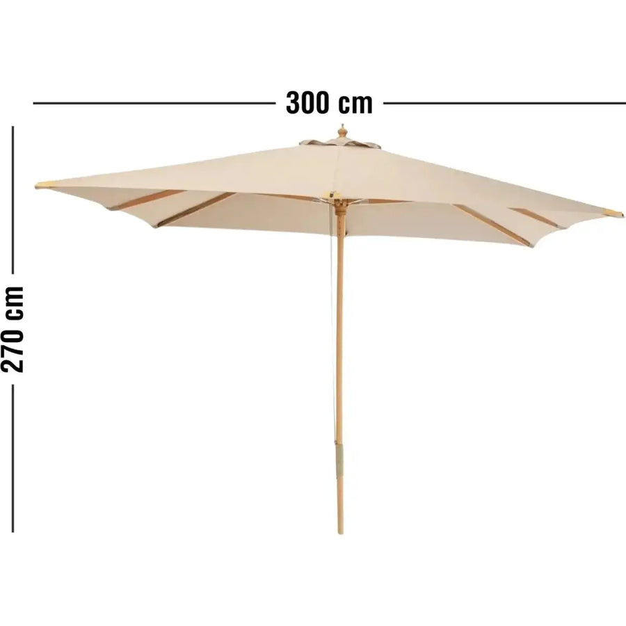 Naxos Parasol beige 300 x 300 cm