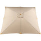 Naxos Parasol beige 300 x 300 cm
