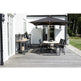 Naxos Parasol sort 300 x 300 cm