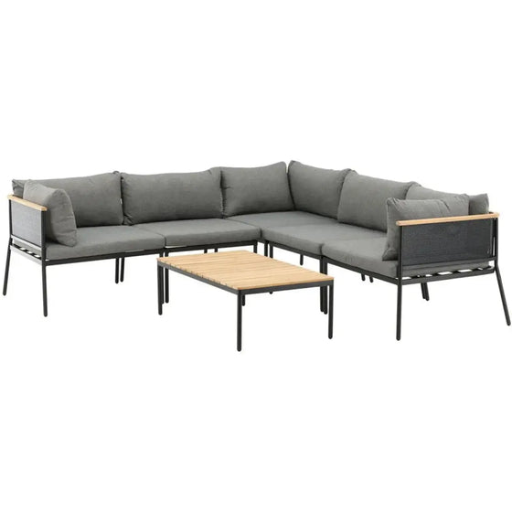 Nettan Loungehavesæt med sofa og loungebord