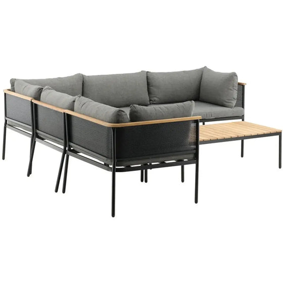 Nettan Loungehavesæt med sofa og loungebord