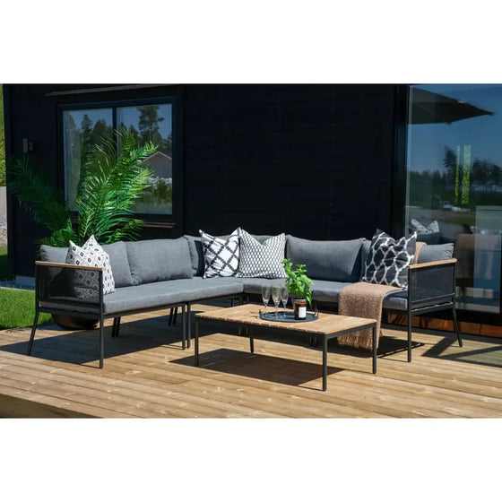Nettan Loungehavesæt med sofa og loungebord