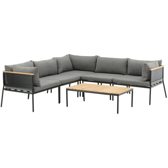 Nettan Loungehavesæt med sofa og loungebord