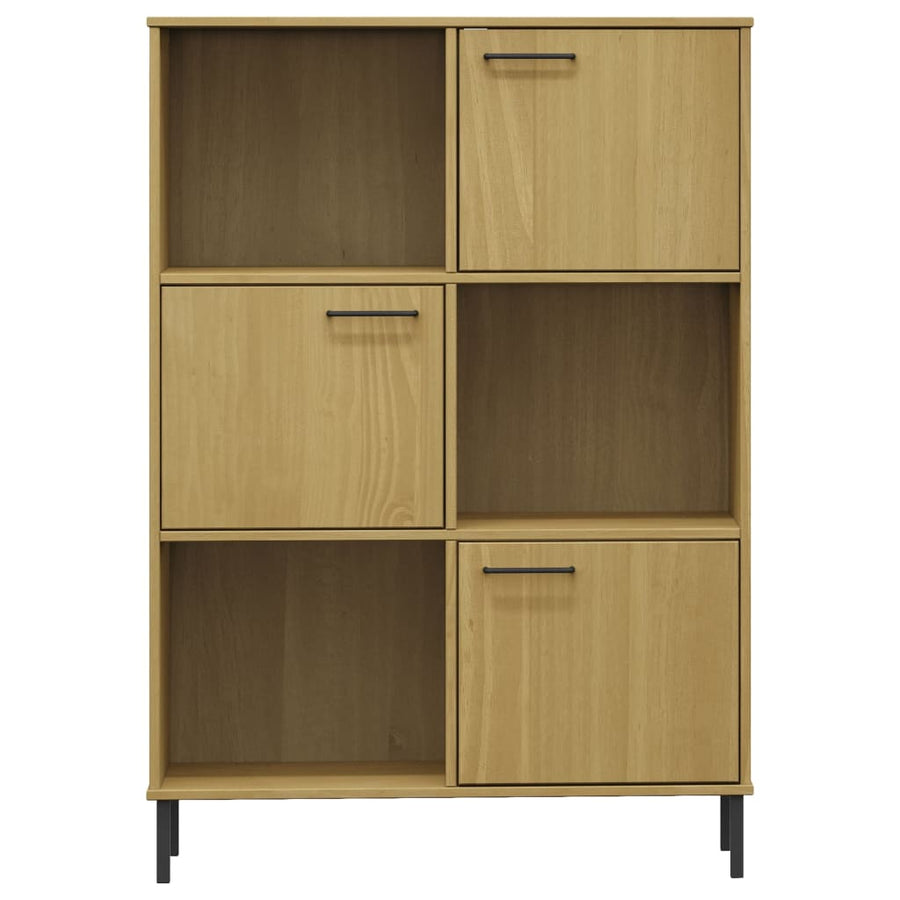 OSLO Reol i Brun 90 x 35 x 128,5 cm