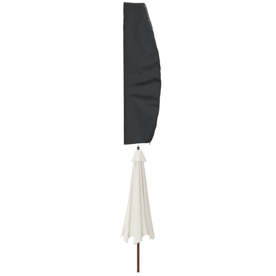 Parasolovertræk 265 x 50/70/40 cm Sort