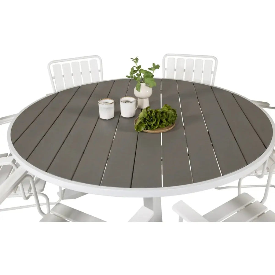 Parma Havebord hvid 140 x 73 cm