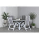 Parma Havebord hvid 140 x 73 cm