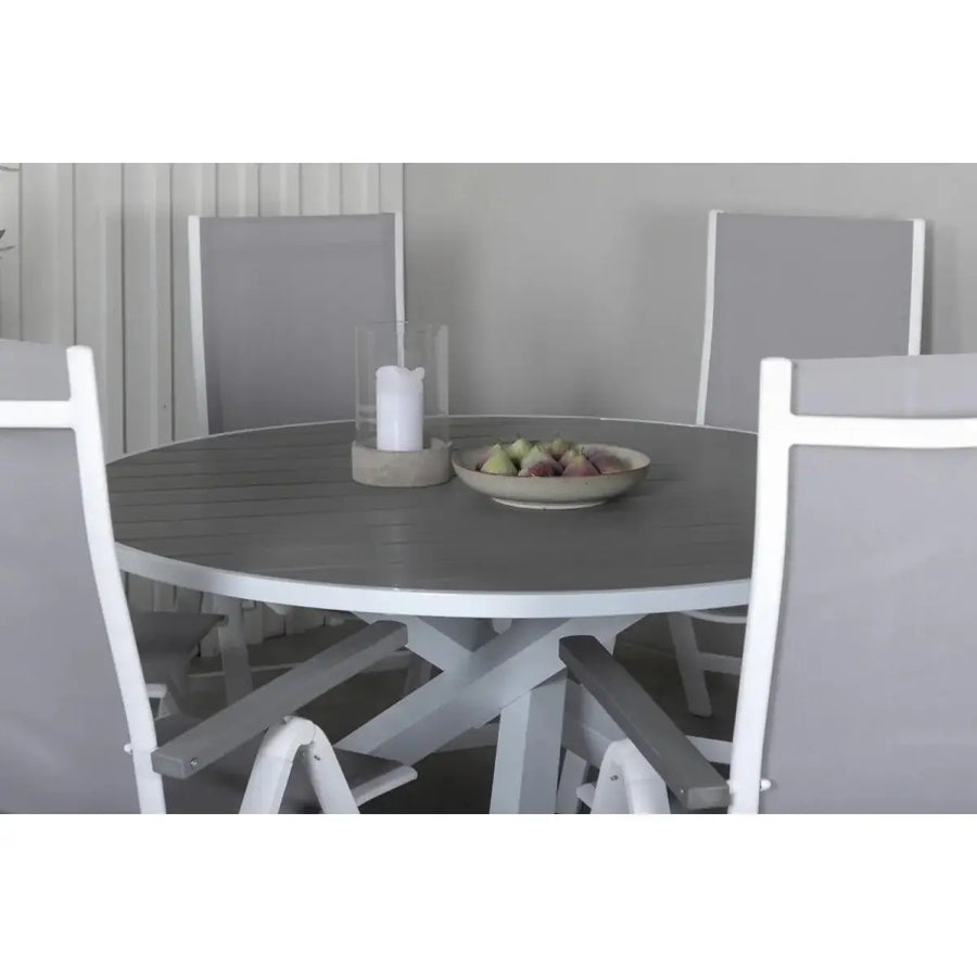 Parma Havebord hvid 140 x 73 cm