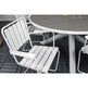 Parma Havebord hvid 140 x 73 cm