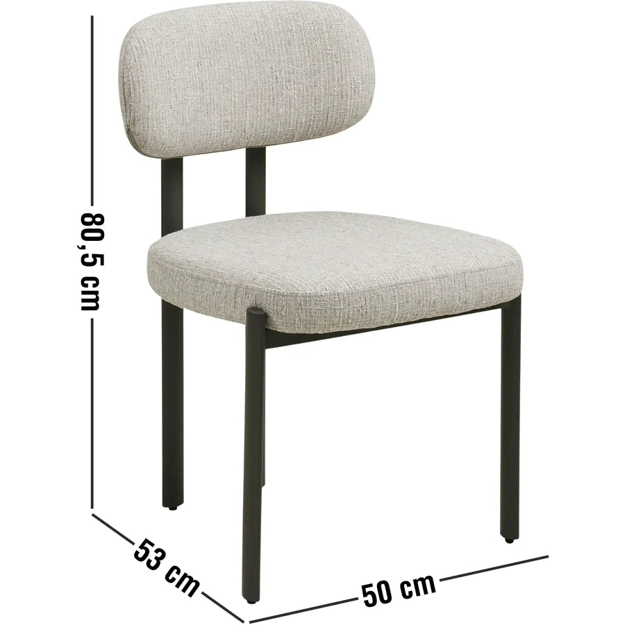 Royan Spisebordsstol sæt af 2 stk. 8