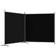 Rumdeler 2-Panels 348 x 180 cm Sort
