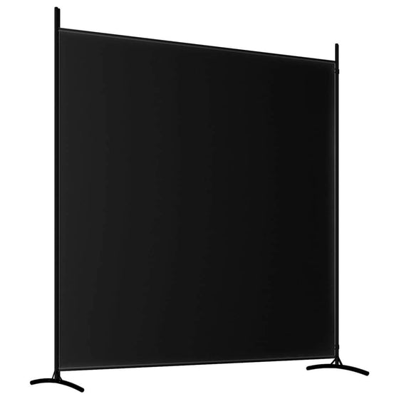 Rumdeler 2-Panels 348 x 180 cm Sort