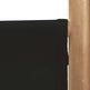 Rumdeler 3-Panels 120 cm Foldbar Bambus & Kanvas