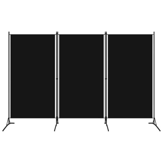 Rumdeler 3-Panels 260 x 180 cm Sort