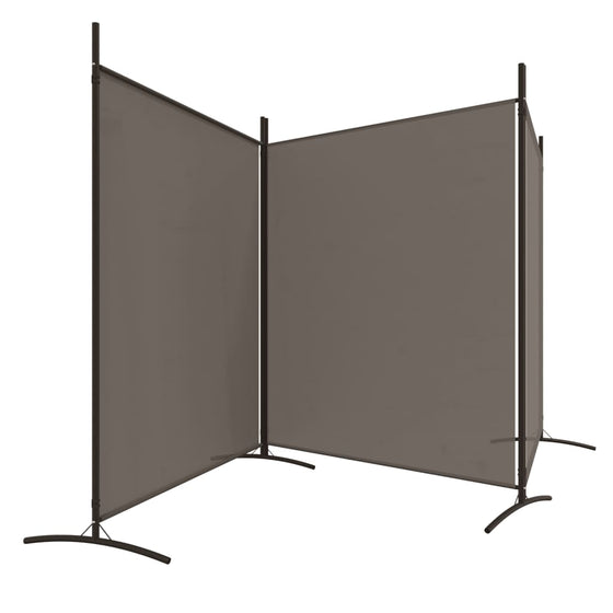 Rumdeler 3-Panels 525 x 180 cm Antracitgrå