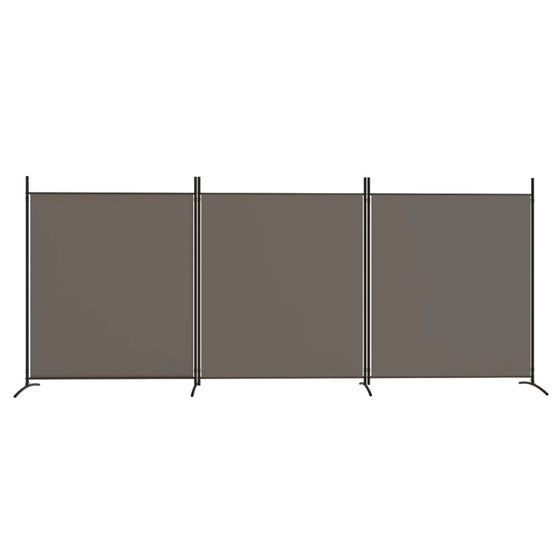 Rumdeler 3-Panels 525 x 180 cm Antracitgrå