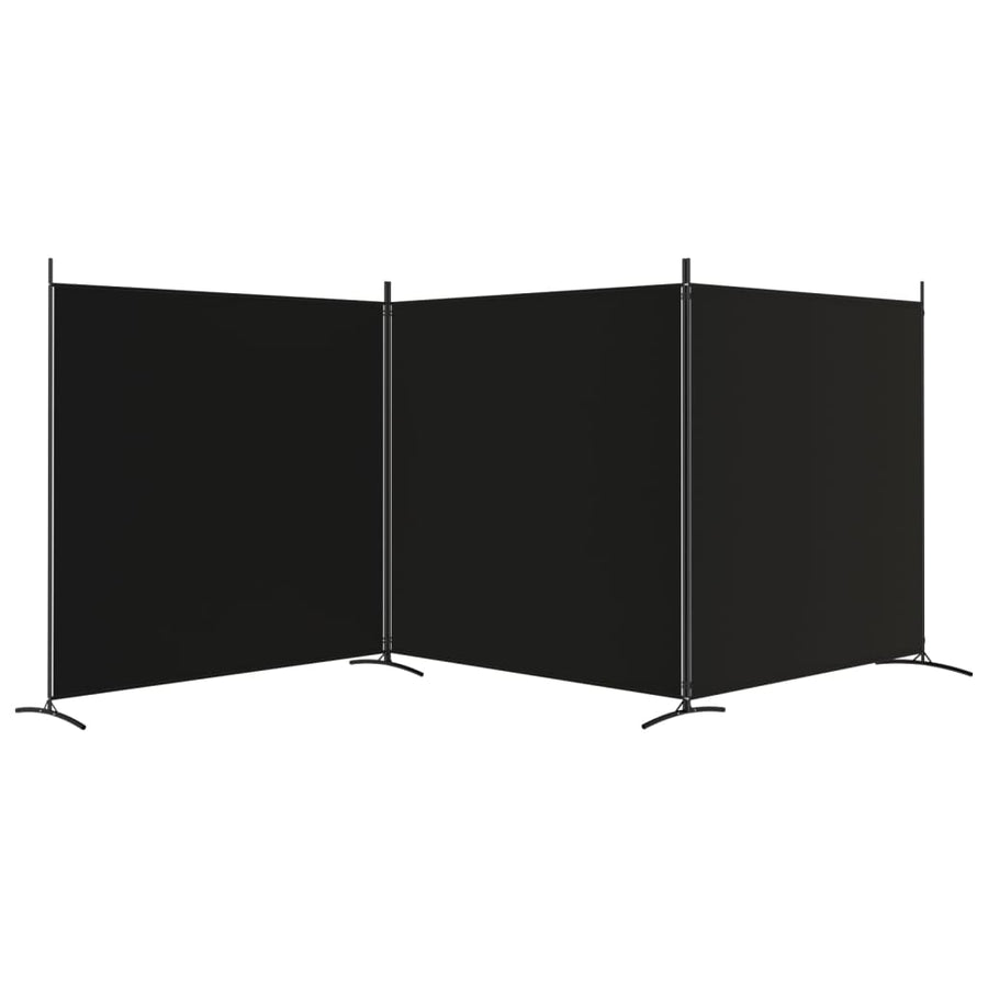 Rumdeler 3-Panels 525 x 180 cm Sort