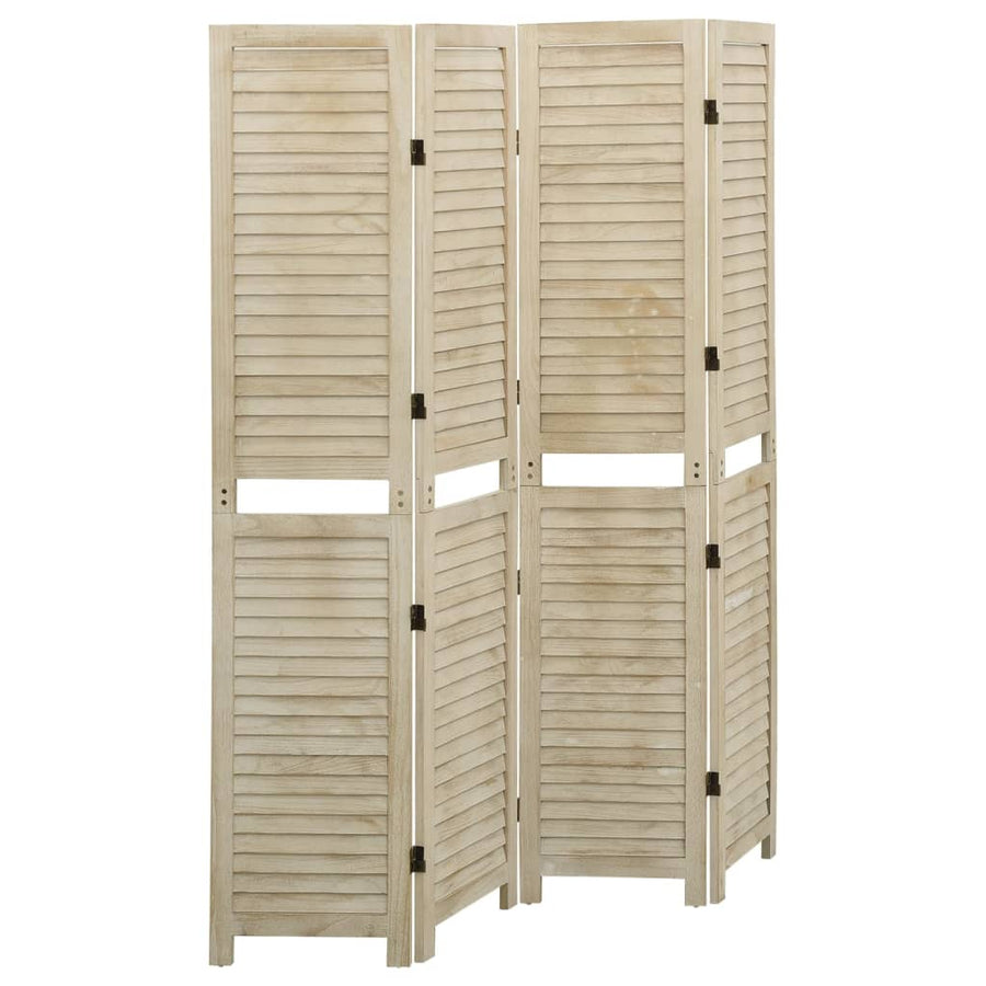 Rumdeler 4-Panels 140 x 165 cm Kejsertræ