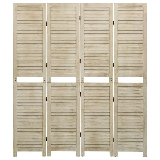 Rumdeler 4-Panels 140 x 165 cm Kejsertræ