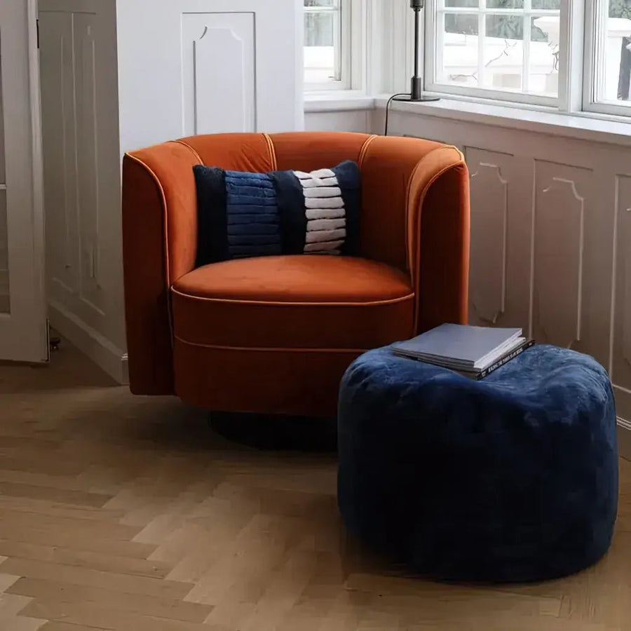 Rund Moccasin Puf 55 x 36 cm 8