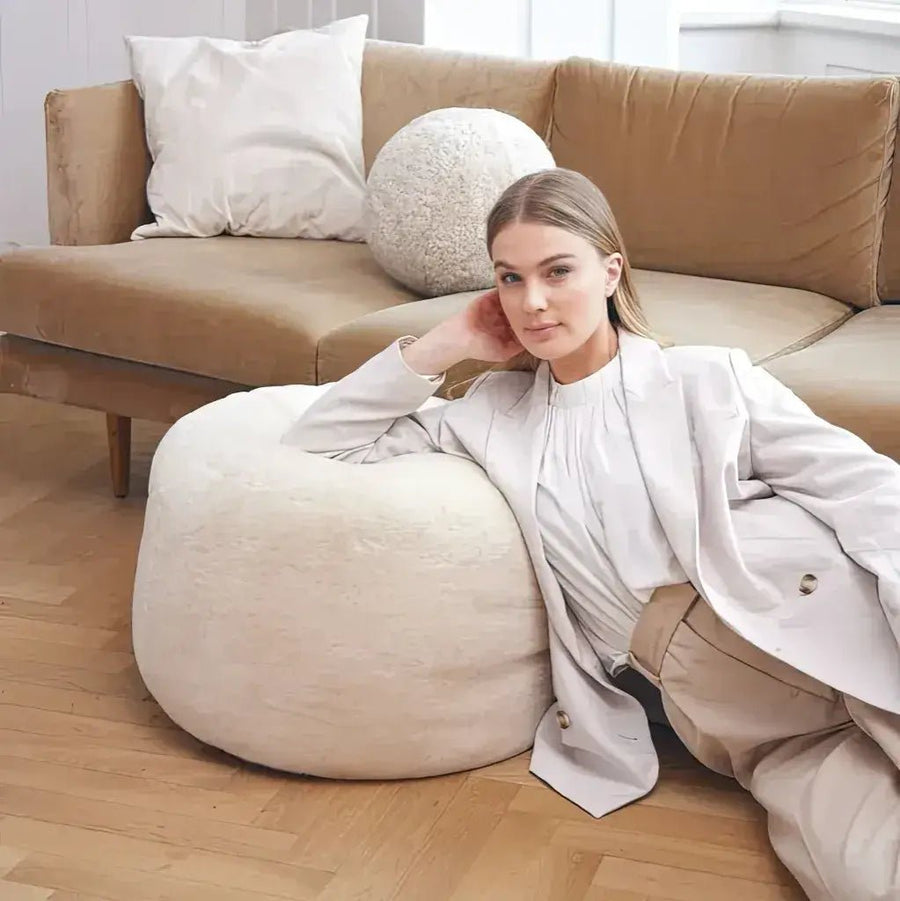 Rund Moccasin Puf 55 x 36 cm 10