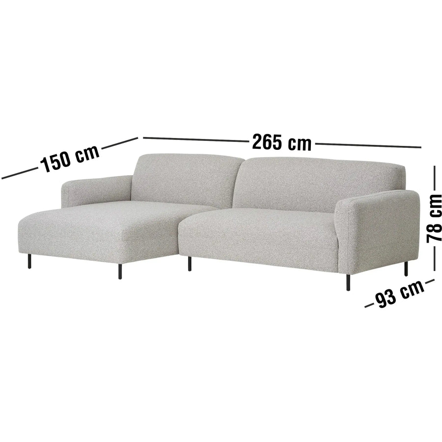 Salvador venstrevendt hjørnesofa med chaiselong 7