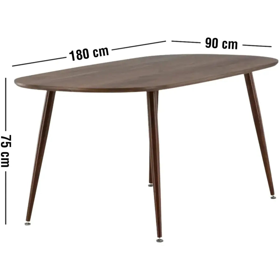 Sanford Spisebord 180 x 90 x 75 cm