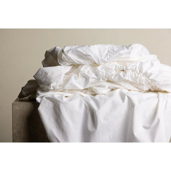 Sigrid Faconlagen hvid 200 x 180 cm