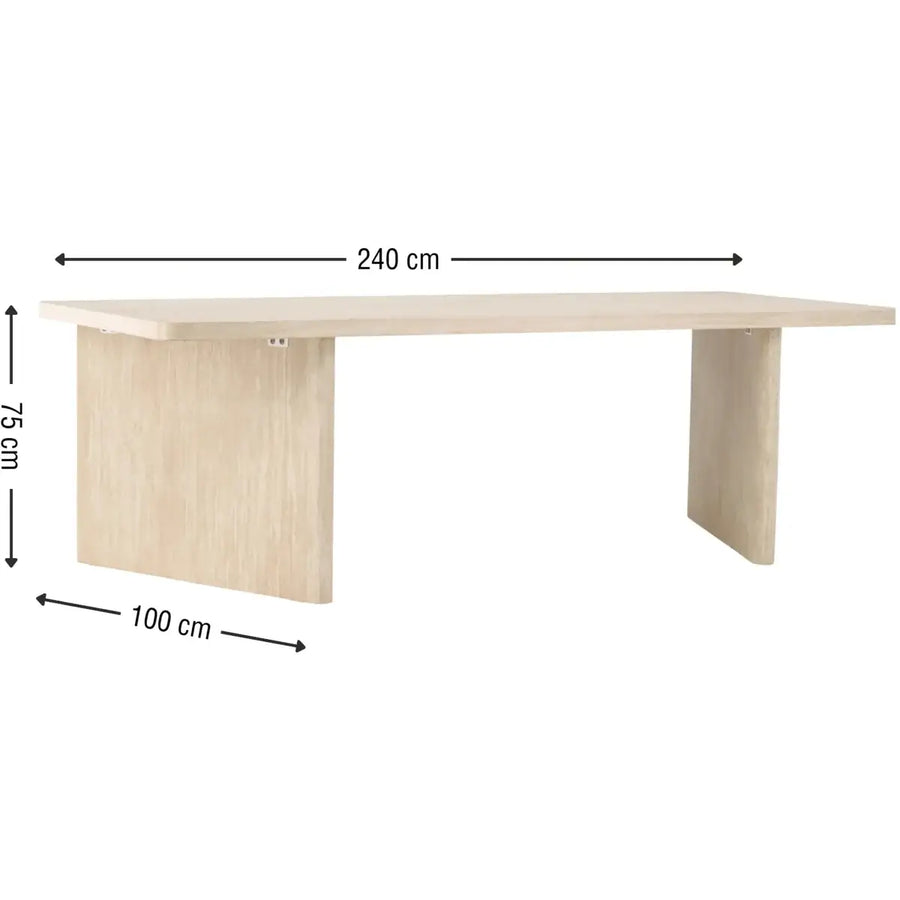 Skagen Spisebord 240 x 100 cm 11