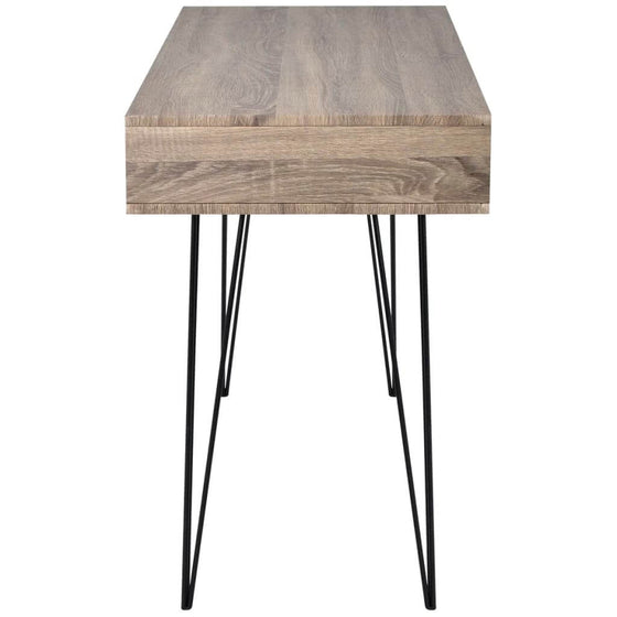 Skrivebord MDF Eg 110 x 50 x 76 cm