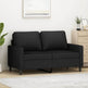 Sofa 2 Pers. 120 cm Sort